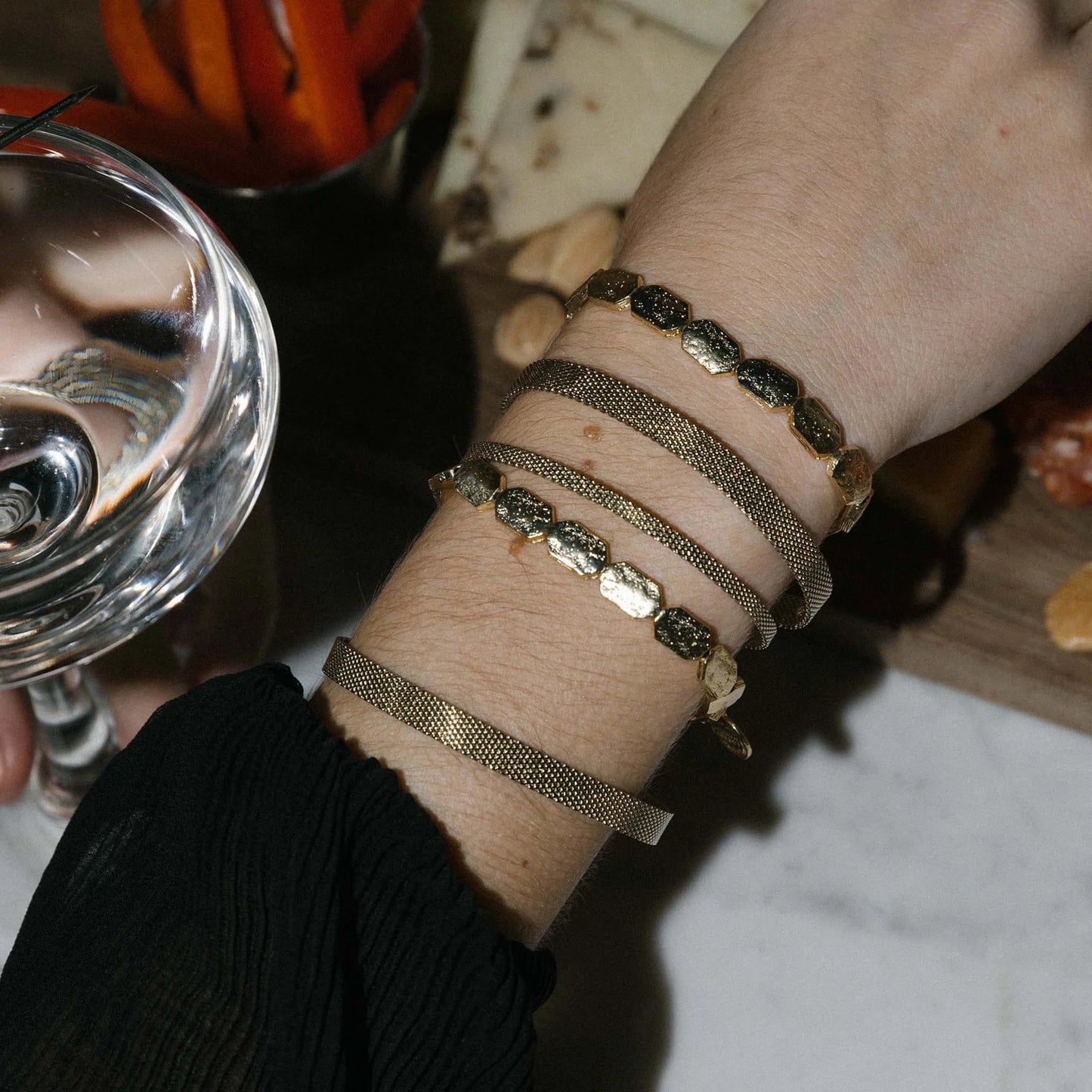 &LIVY Creda Beaded Stretch Bracelet