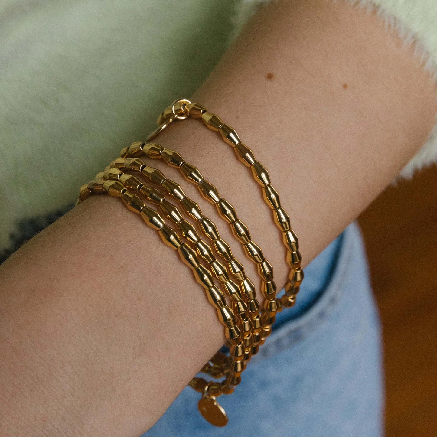 &LIVY Creda Beaded Stretch Bracelet