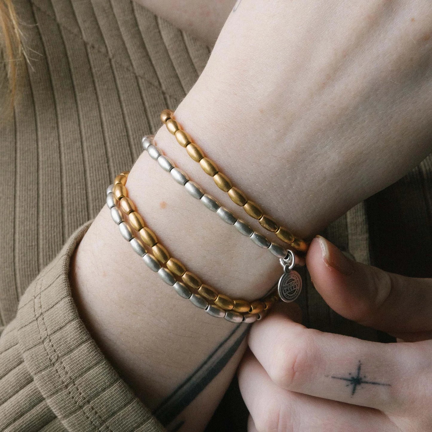 &LIVY Creda Beaded Stretch Bracelet