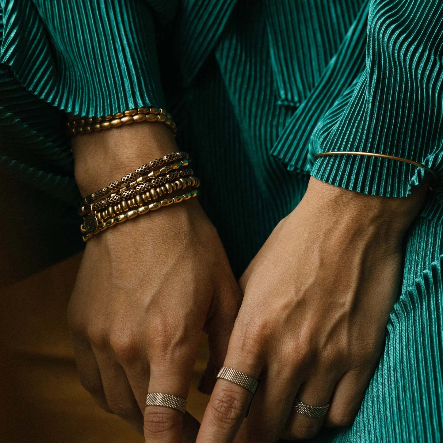 &LIVY Creda Beaded Stretch Bracelet