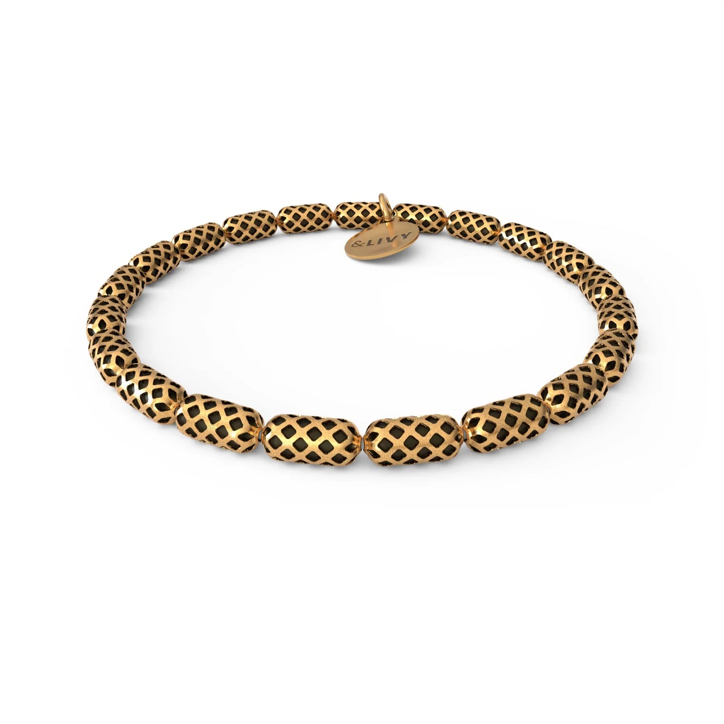 &LIVY Creda Beaded Stretch Bracelet