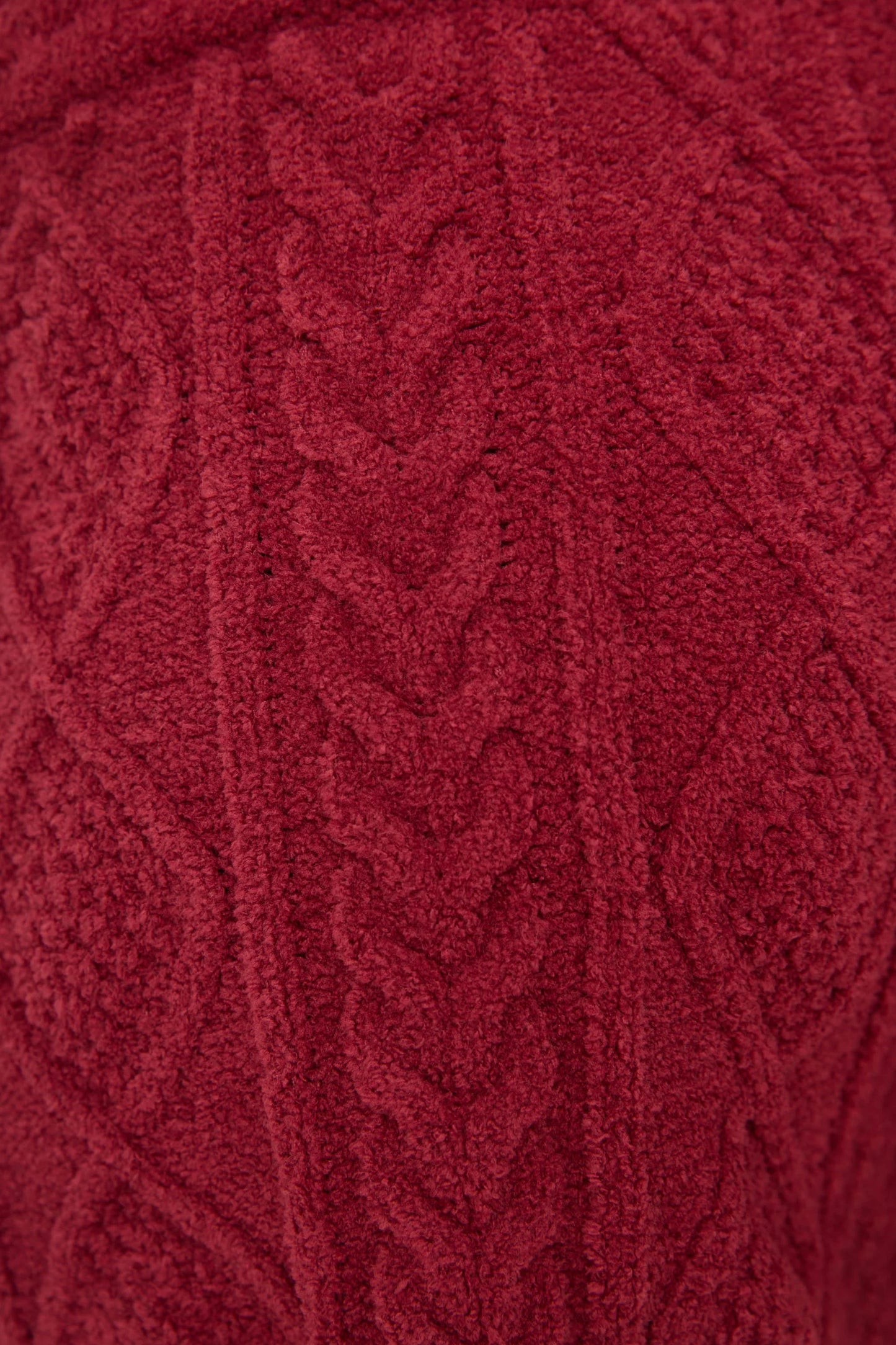 PJS Cozy Chenille Cable Knit Short