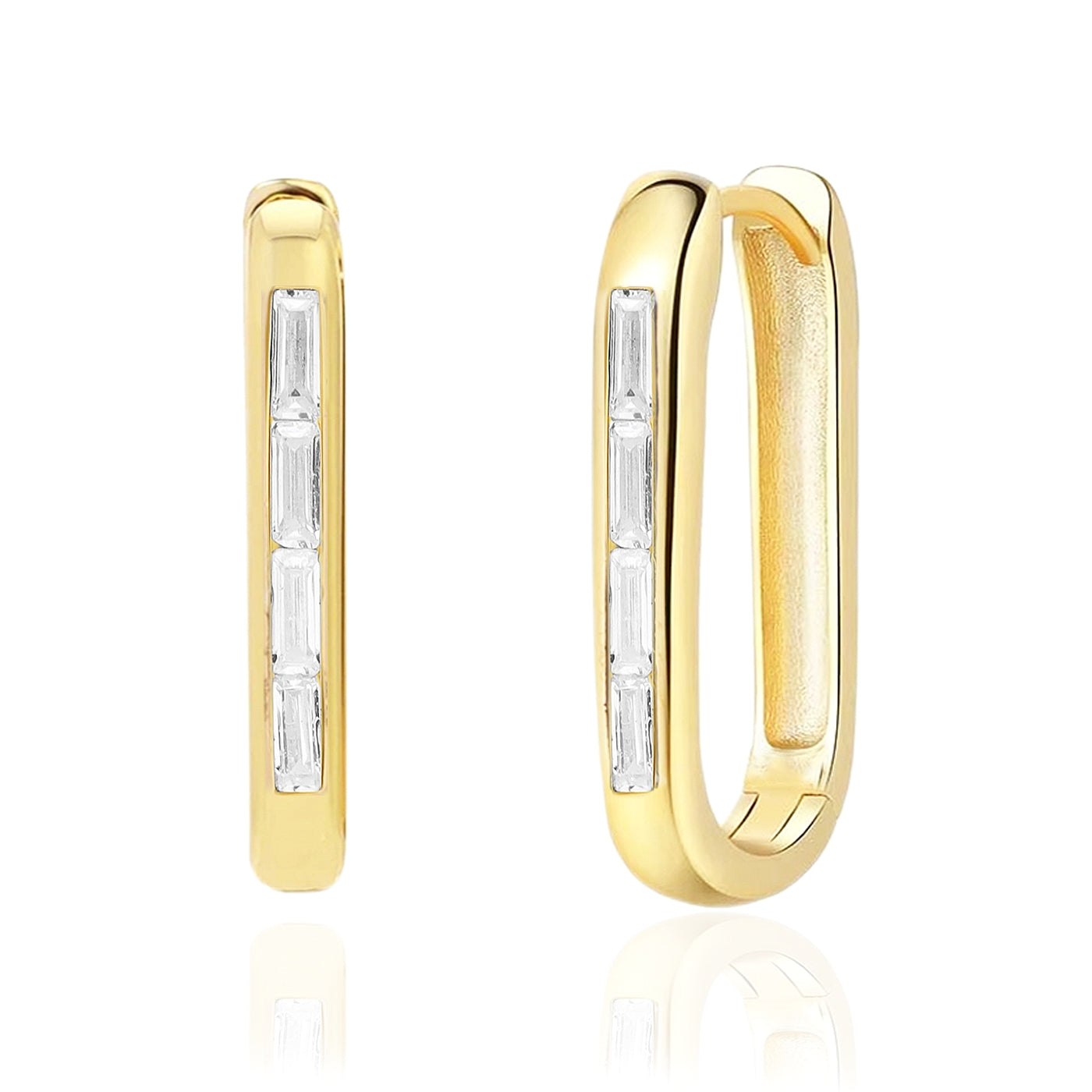 Tai Baguette Oval Rectangle Click Huggies
