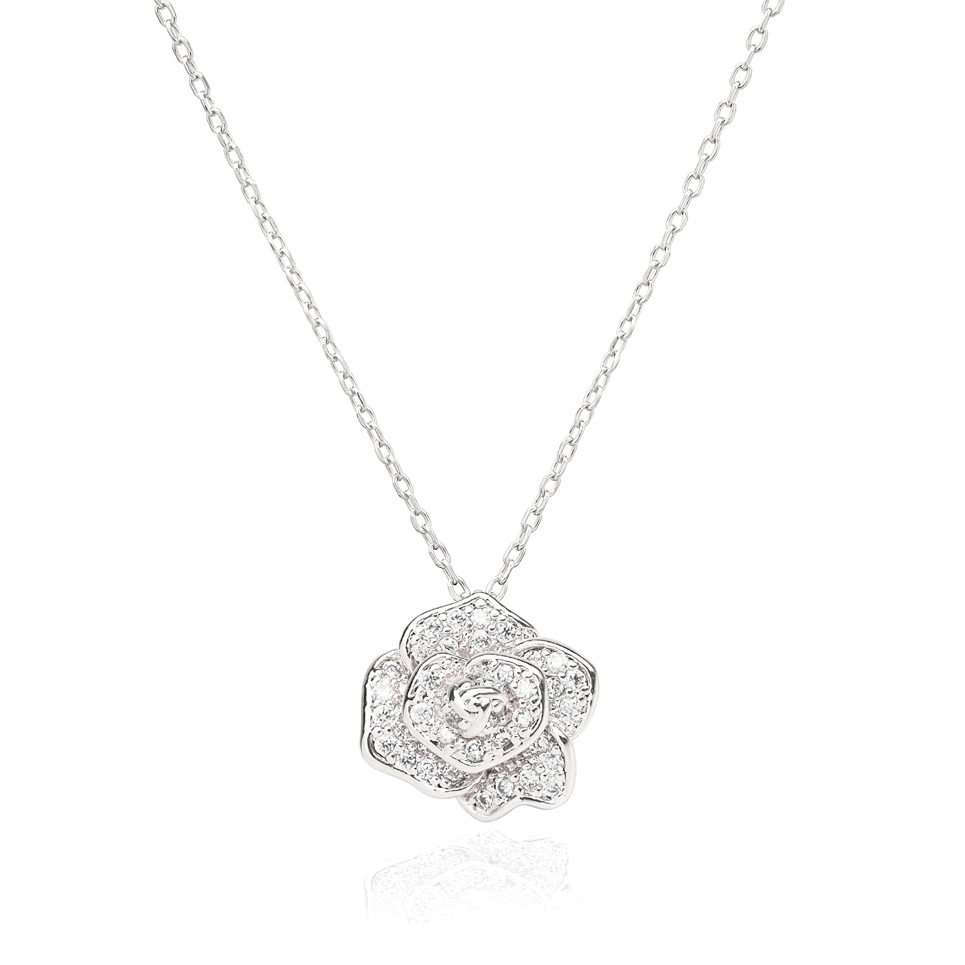 Tai Pave Rose Necklace