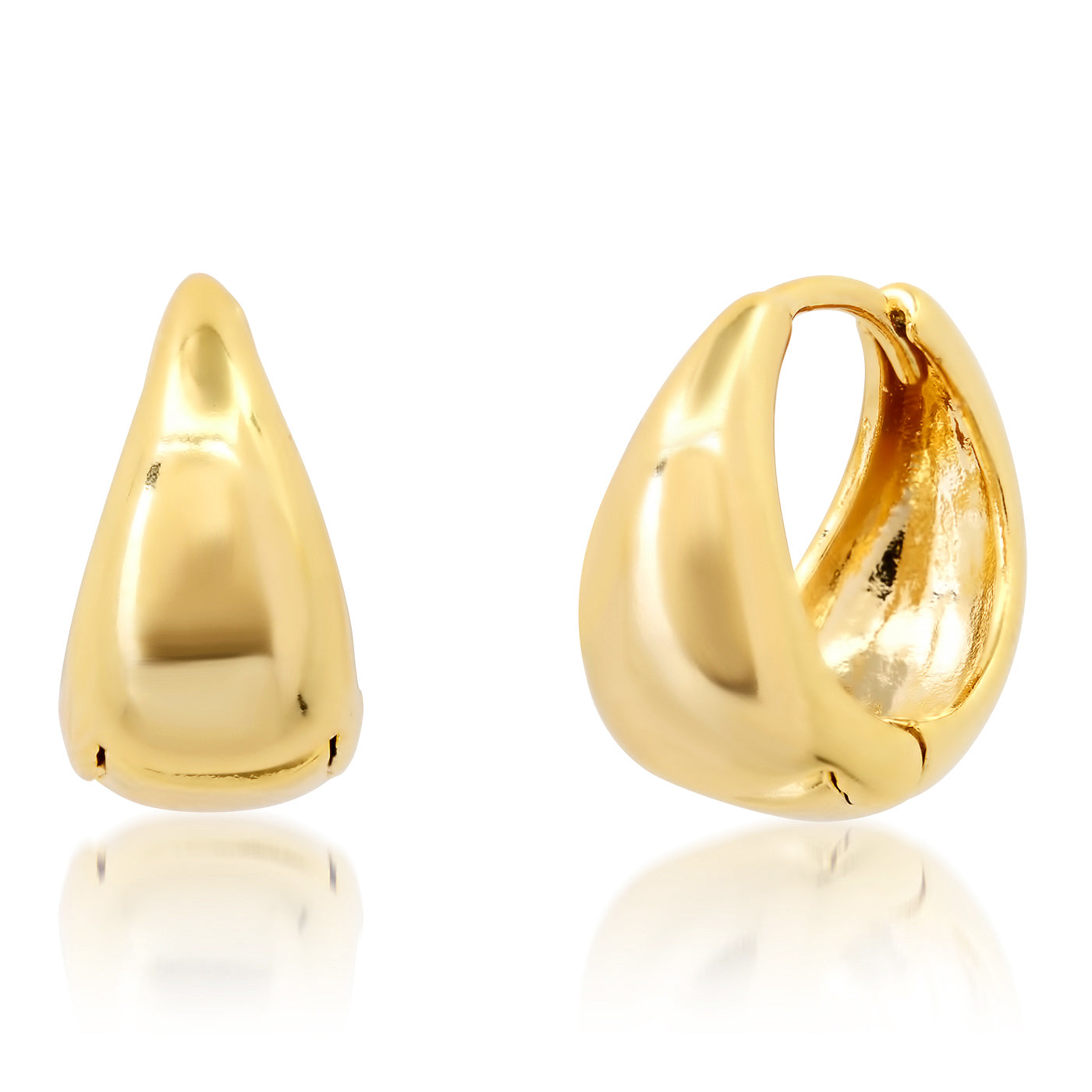 Tai Gold Tapered Huggie