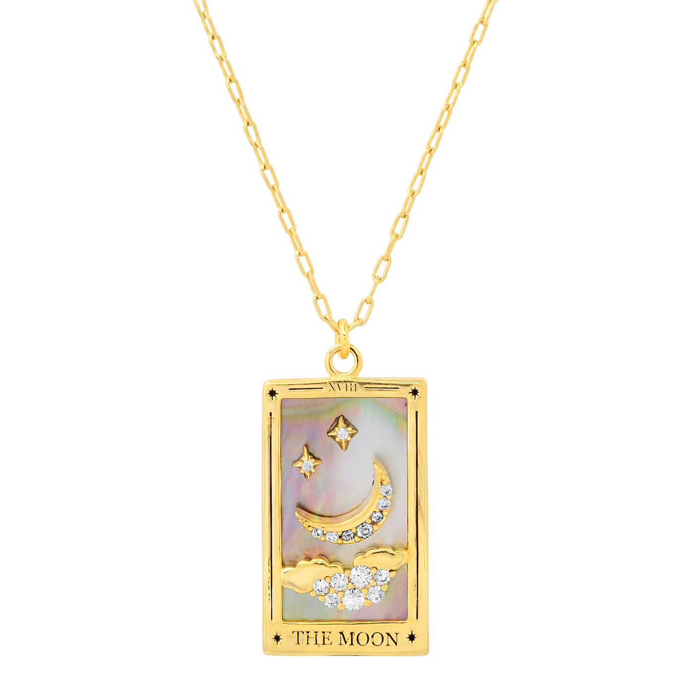 Tai The Moon Tarot Card Pendant