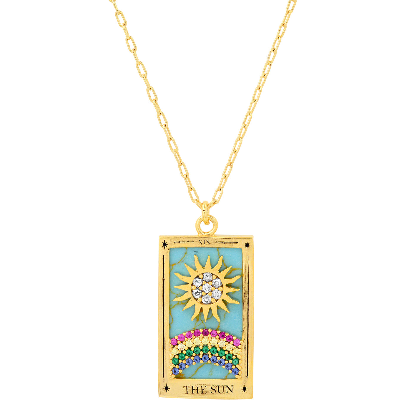 Tai The Sun Tarot Card Pendant