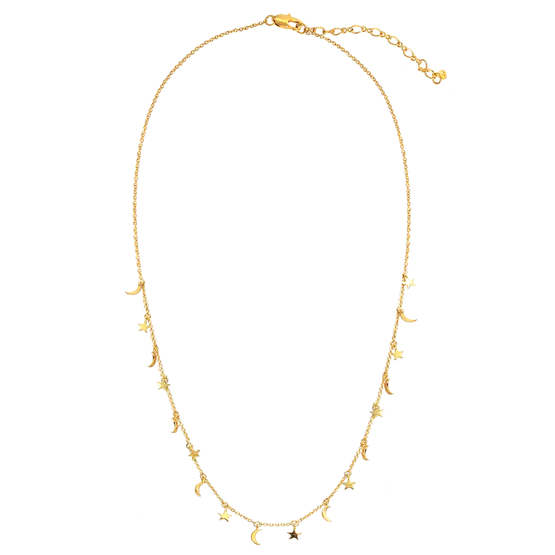 Tai Star and Moon Charm Necklace