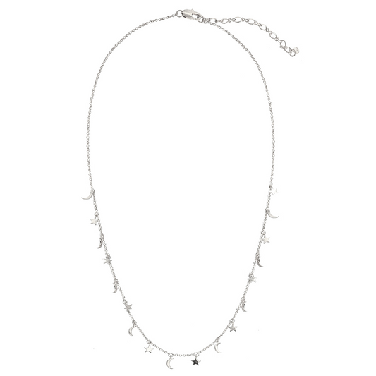 Tai Star and Moon Charm Necklace