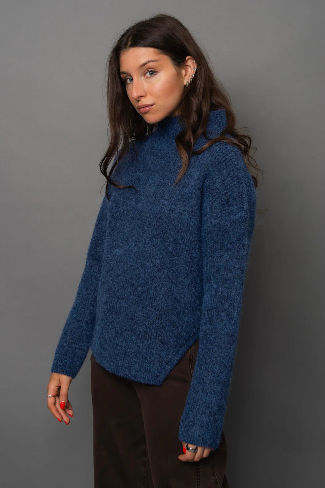 RD Araceli Long Sleeve Cowl Neck Pull-over