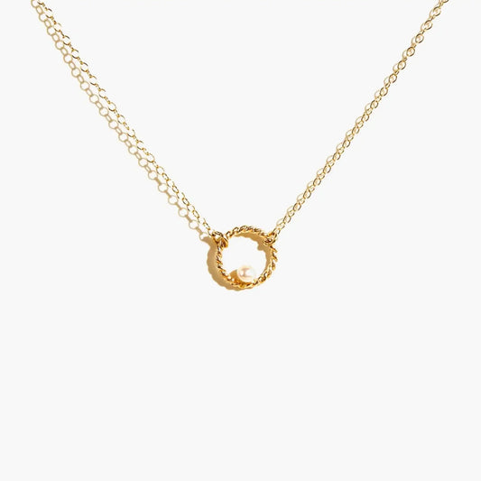 Able Milani Rope Pearl Necklace