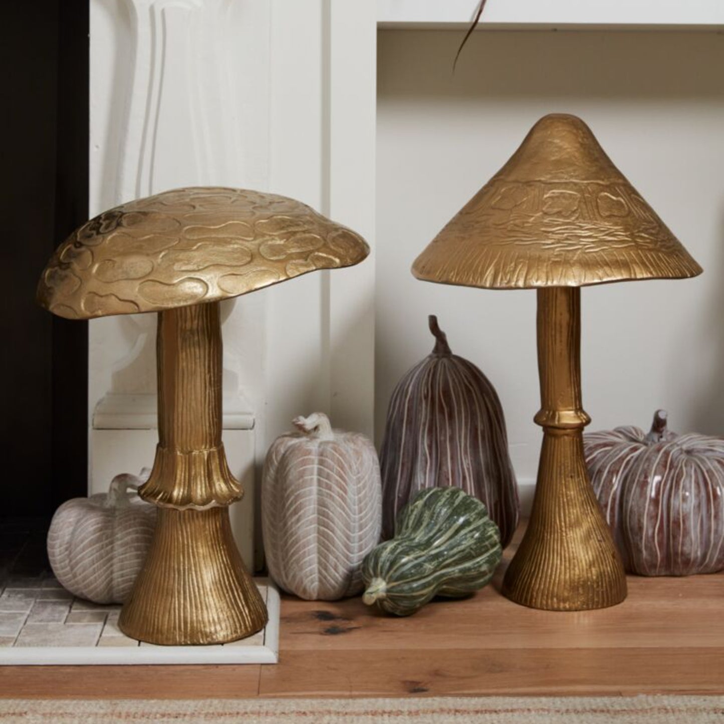 AD Enchanting Mushroom Sculpture 17"x21"