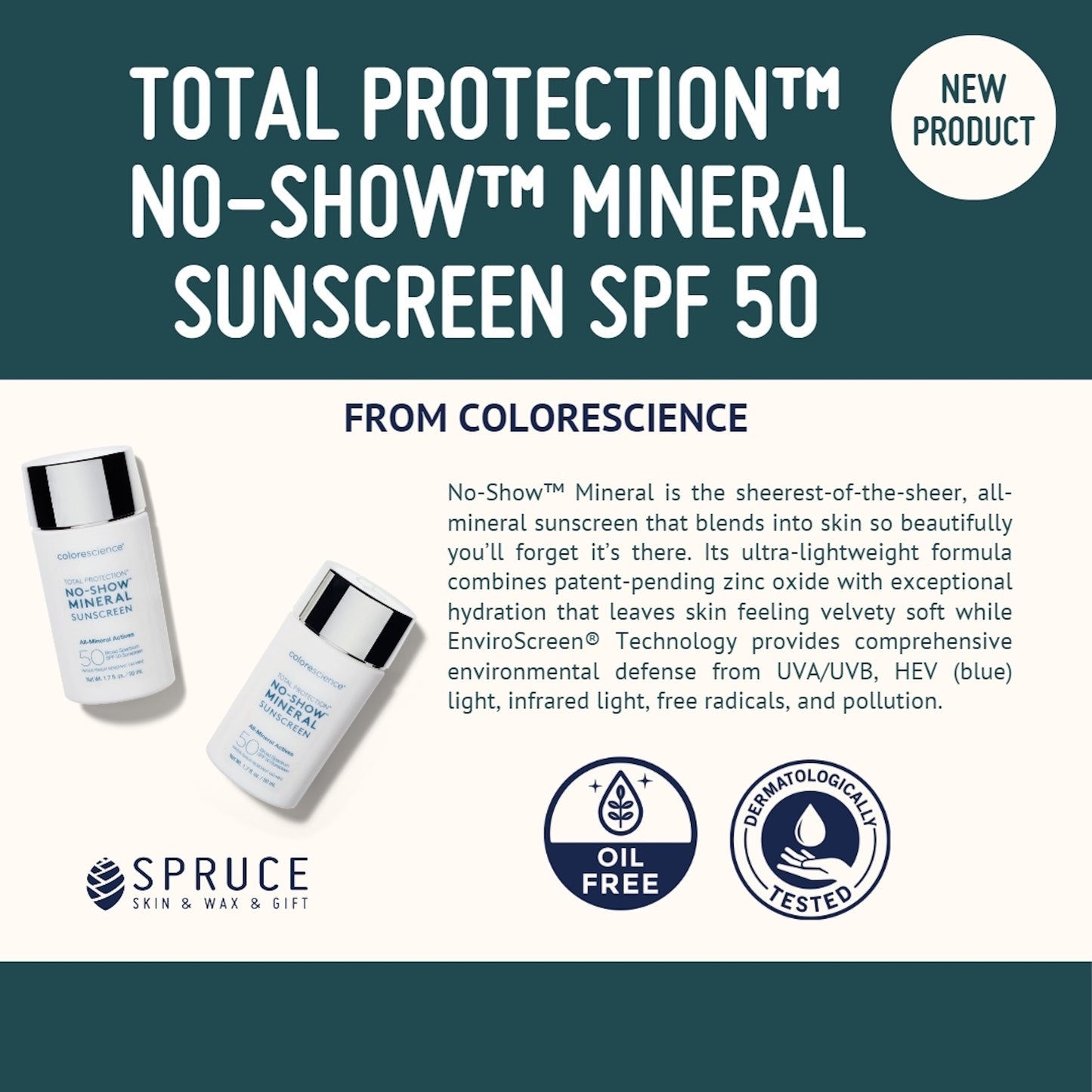 CS No Show SPF 50 - Retail size