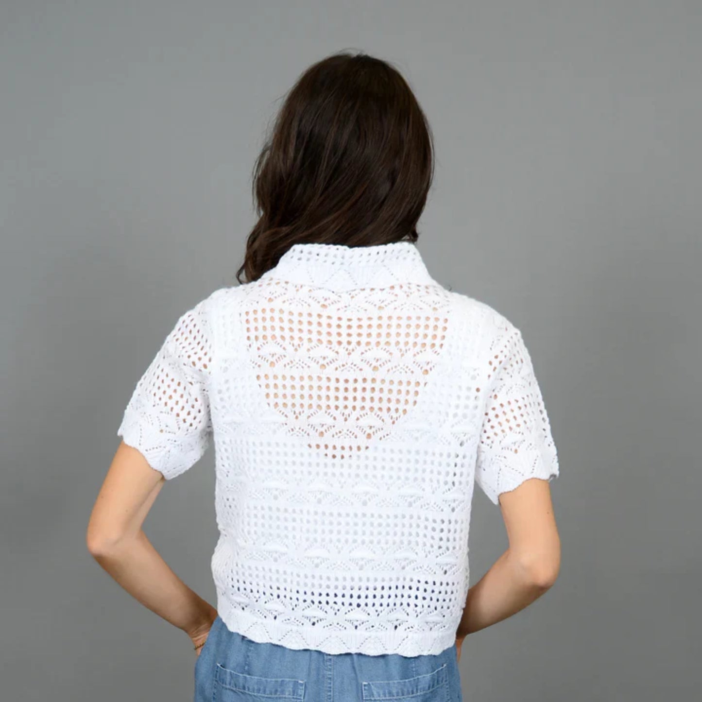 RD Della S/S Shirt Neck Bolero