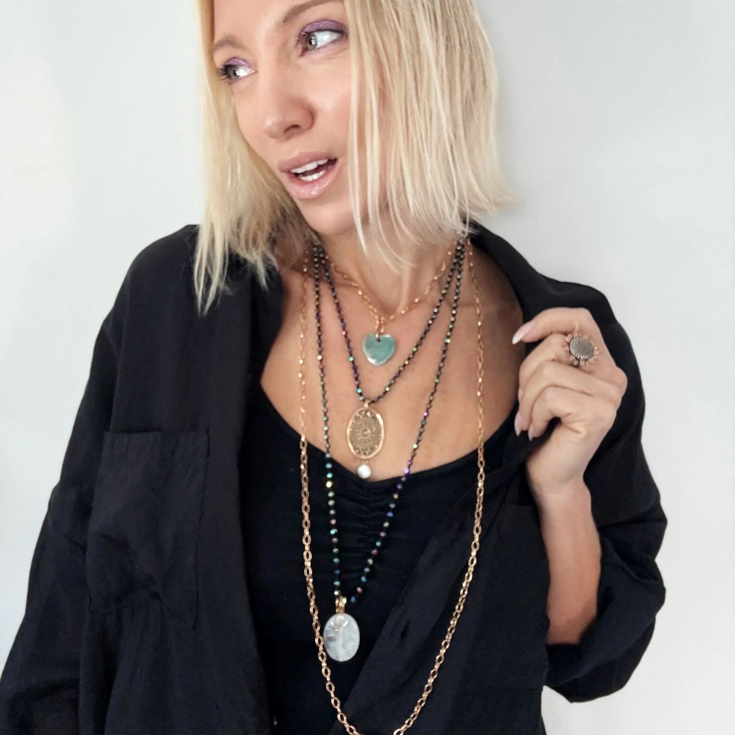 KD “Just Breathe” Necklace Layering Bundle