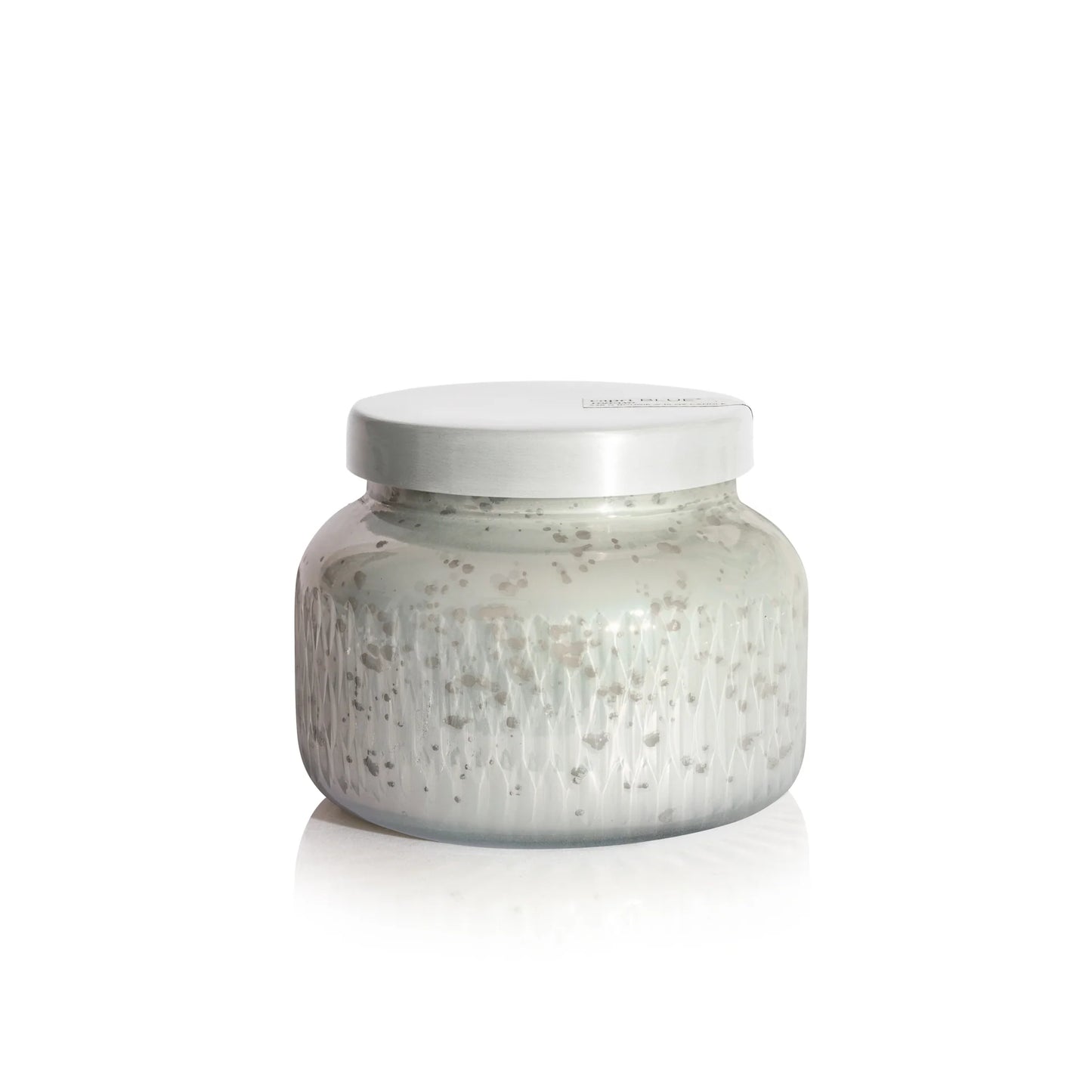 CB Signature Jar White Mercury Etched