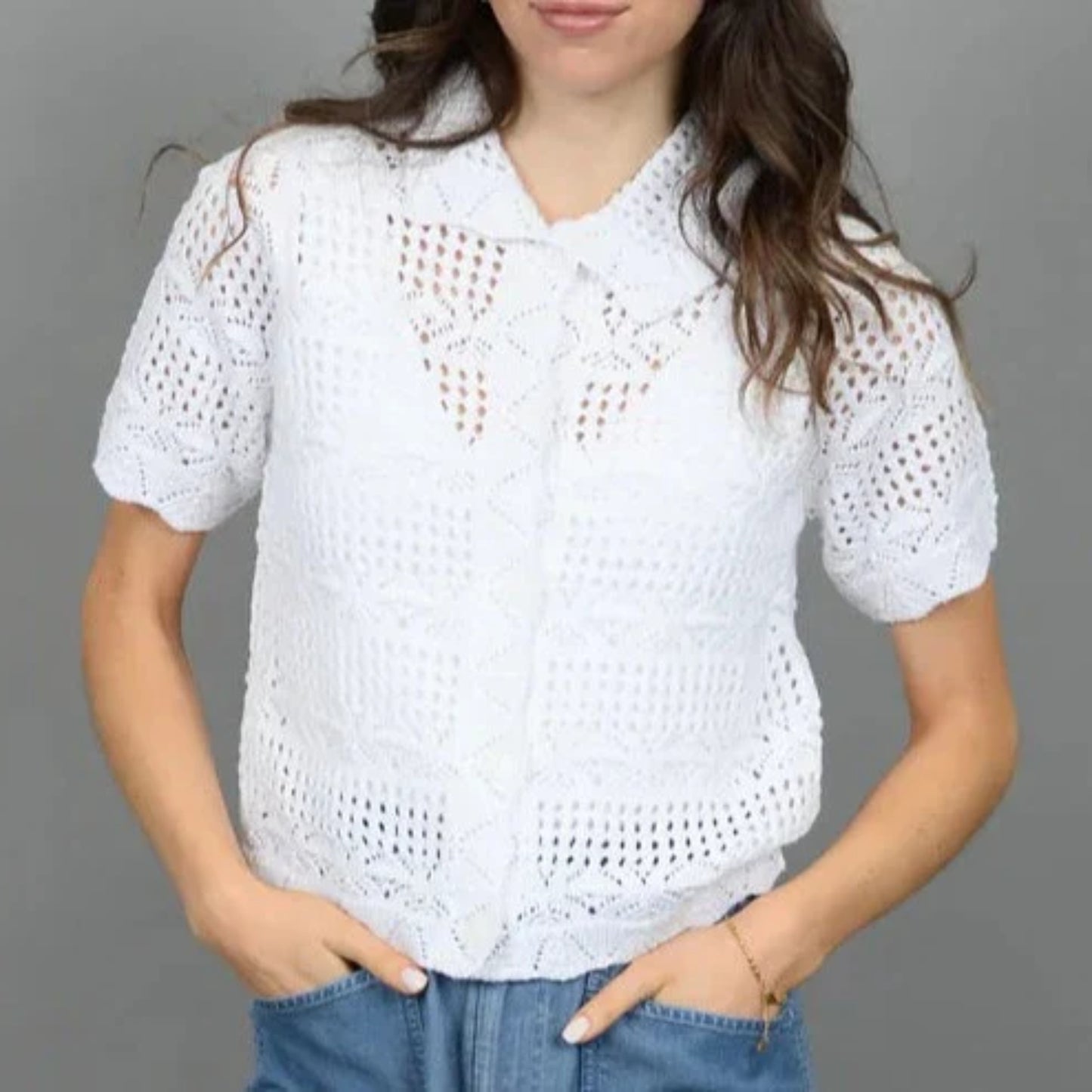 RD Della S/S Shirt Neck Bolero