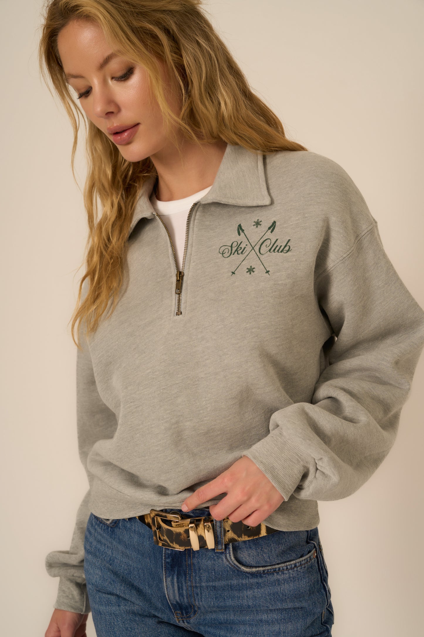 PST Ski Club Half Zip Sweatshirt