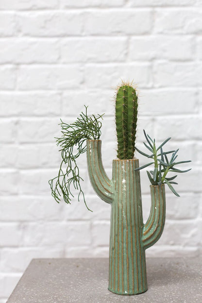 AD Saguaro Cactus Vase