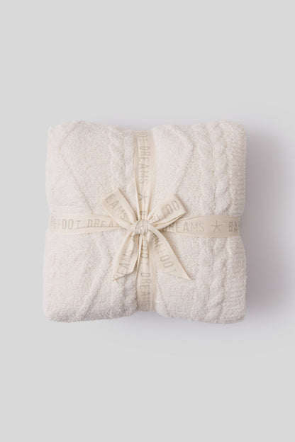 BD CC Fisherman Cable Throw