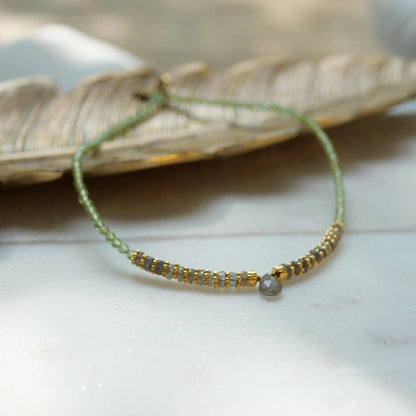 GG Peridot Labradorite Alisha Necklace