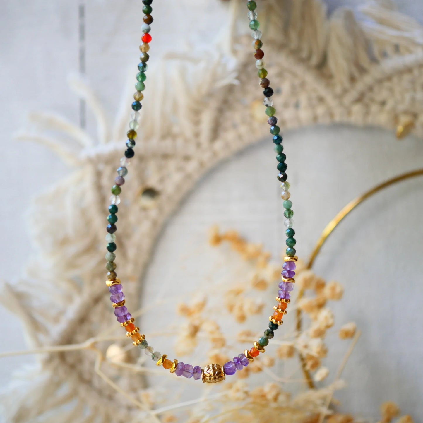 GG Sangh Indian Agate Necklace