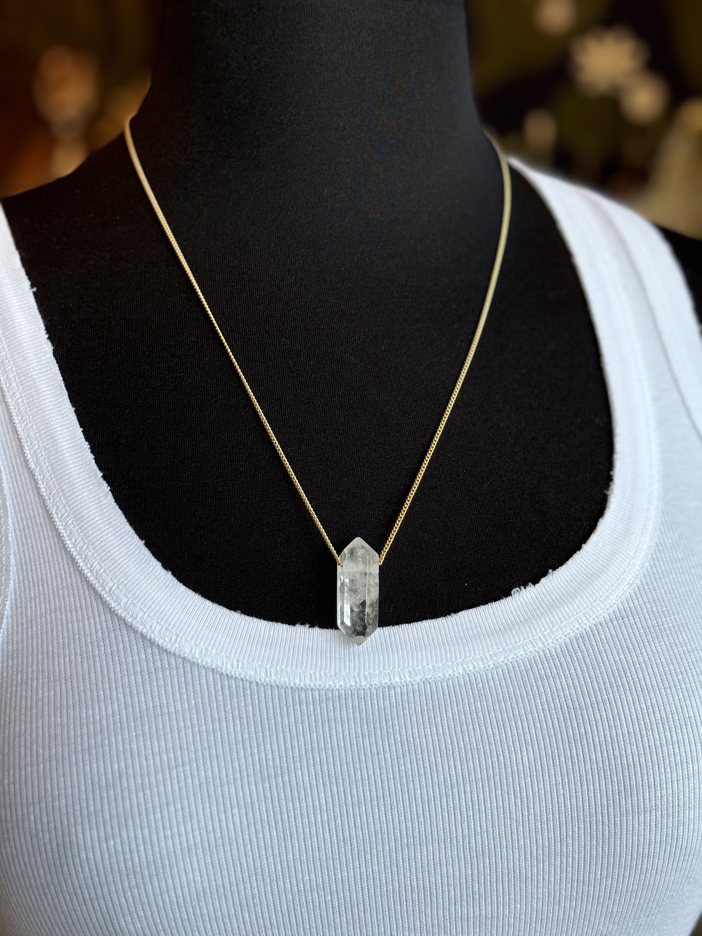 Tasi Crystal Slider Necklace