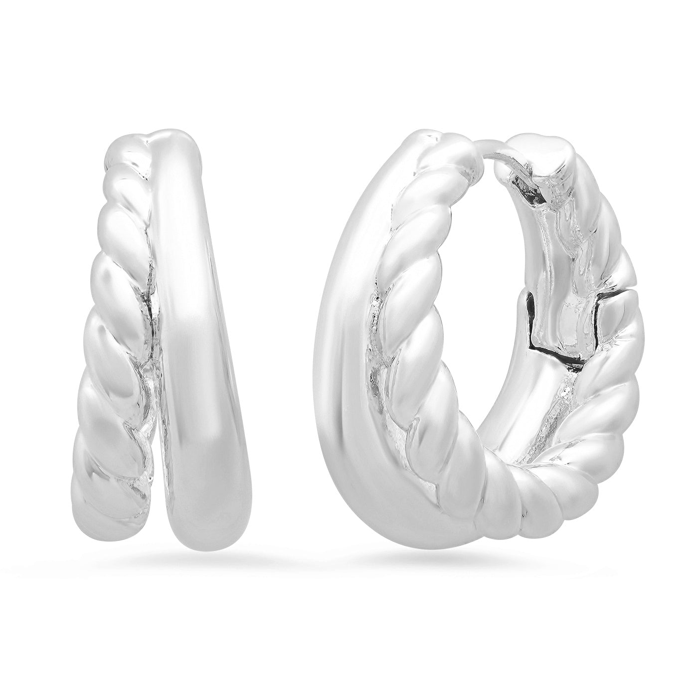 Tai Double Stack Hoop Earrings
