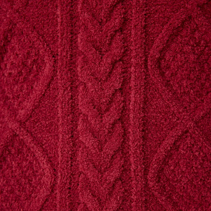 PJS Cozy Chenille Cable Knit L/s