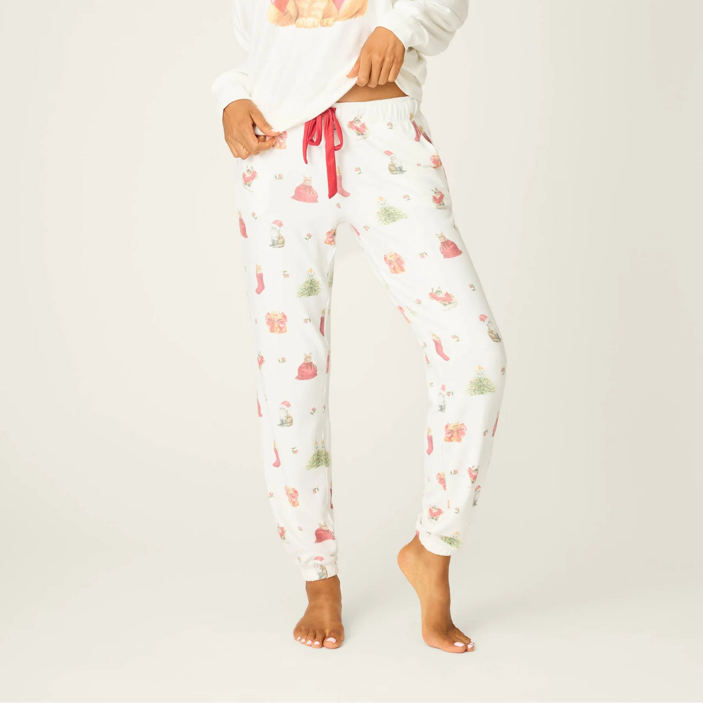 PJS Feline Festive Banded Pant