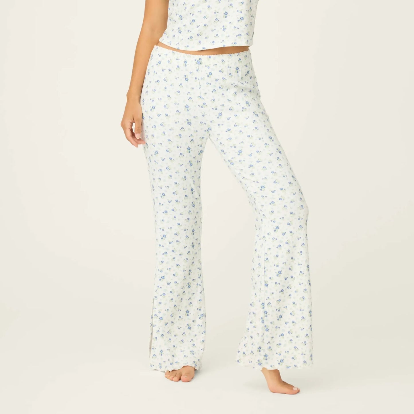 PJS More Amour Ditsy Floral Pointelle Pant
