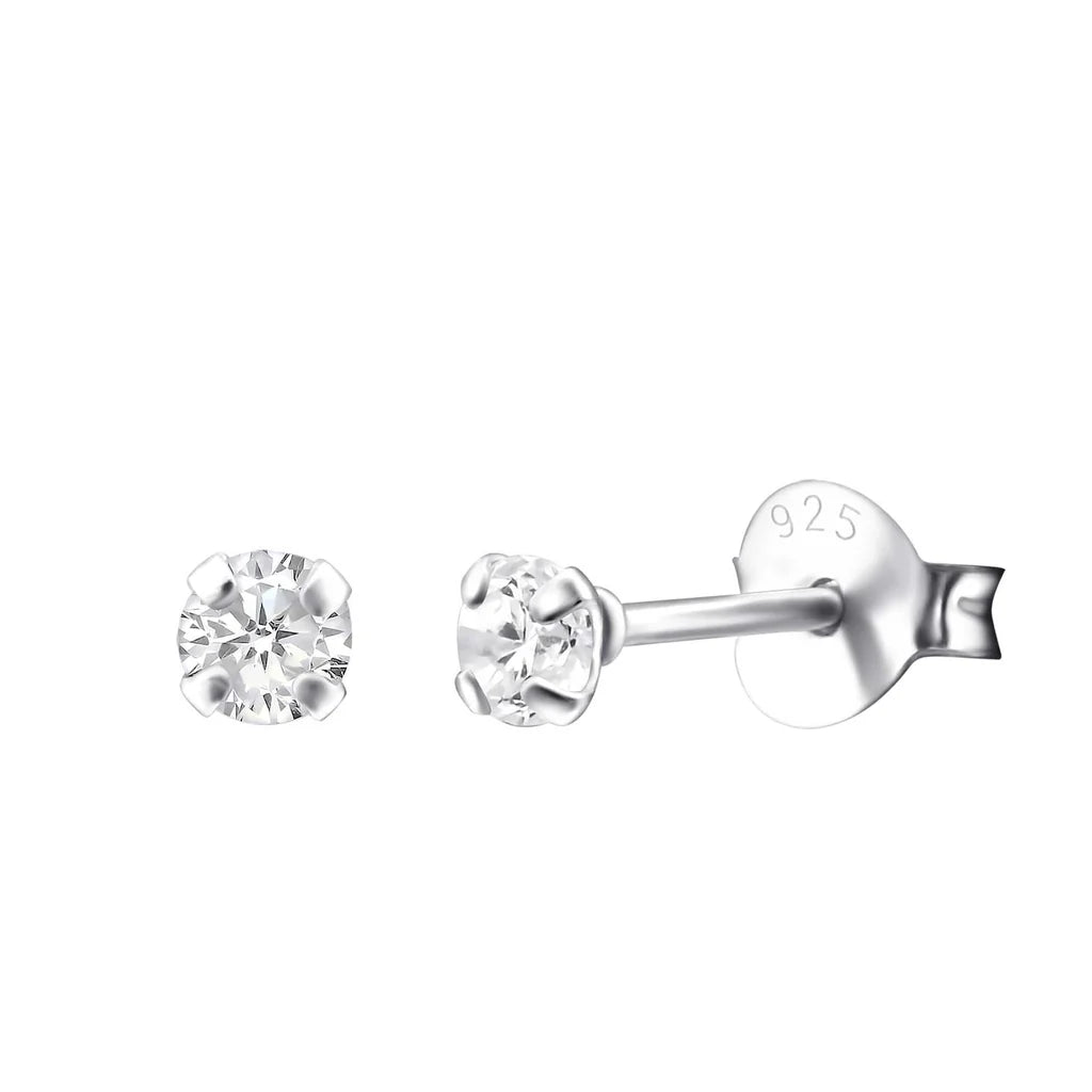 Tasi Round Crystal Studs