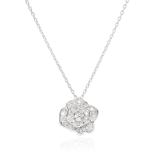 Tai Pave Rose Necklace