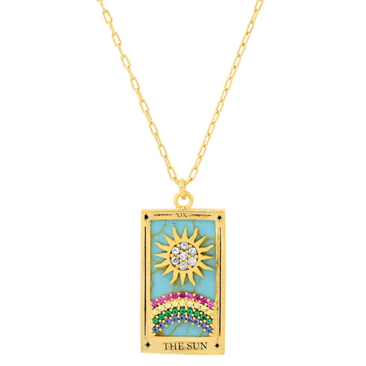 Tai The Sun Tarot Card Pendant