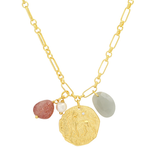 Tai Coin Charm Necklace