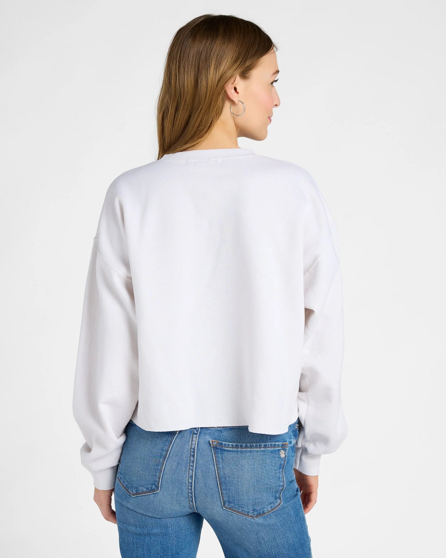 PST C'est La Vie Raw Hem Sweatshirt