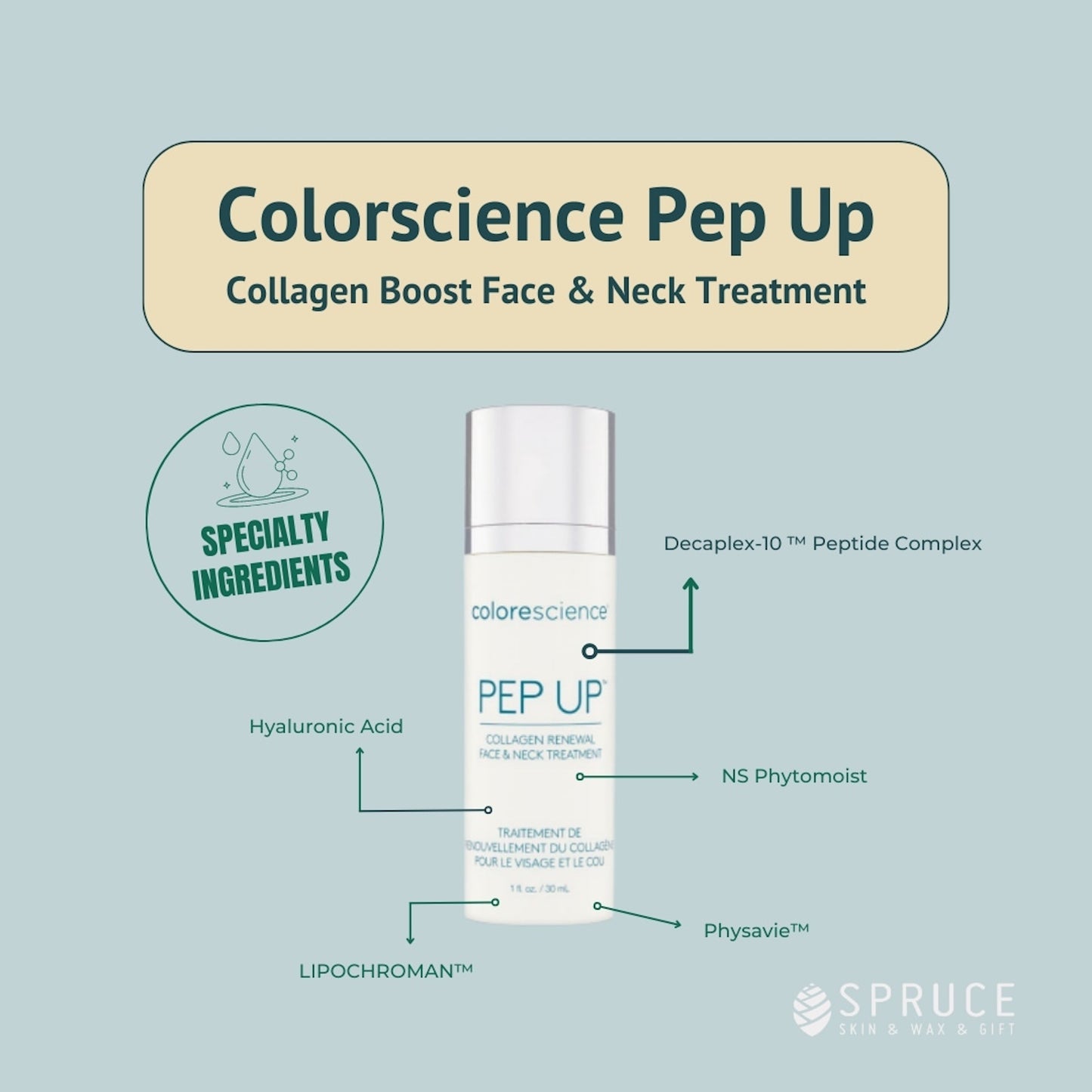 Colorescience Pep up Collagen Renewal Face & Neck Treatment