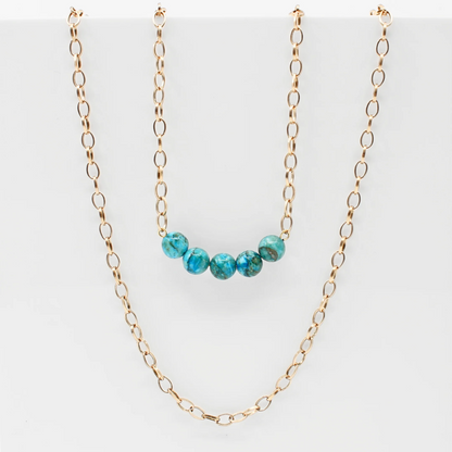 KD Jasper Layering Chain Necklace