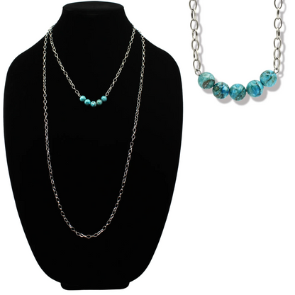 KD Jasper Layering Chain Necklace