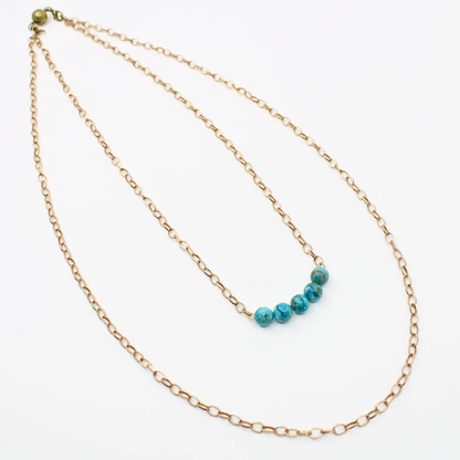 KD Jasper Layering Chain Necklace