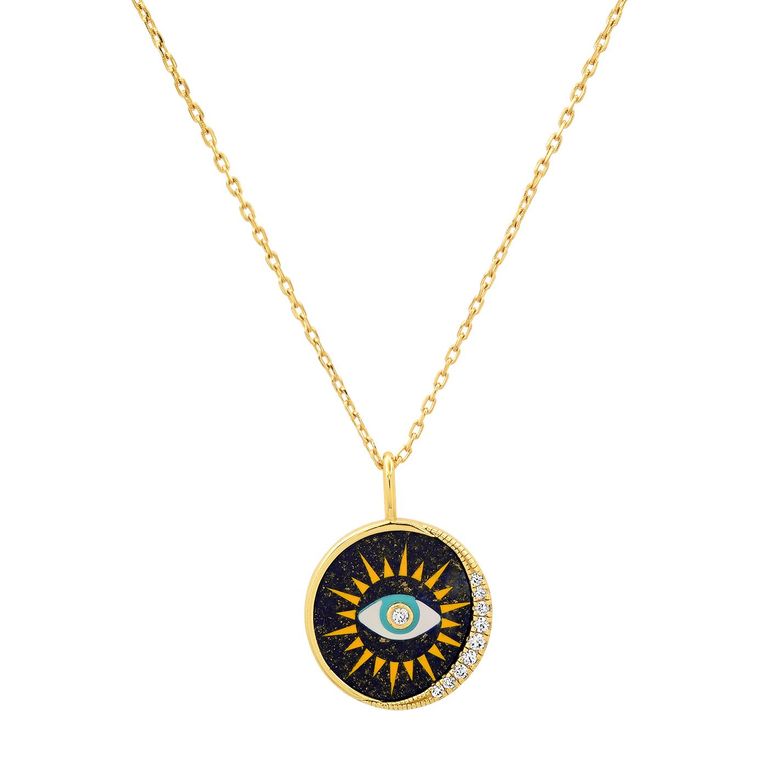 Tai Gold Vermeil Evil Eye Pendant Necklace