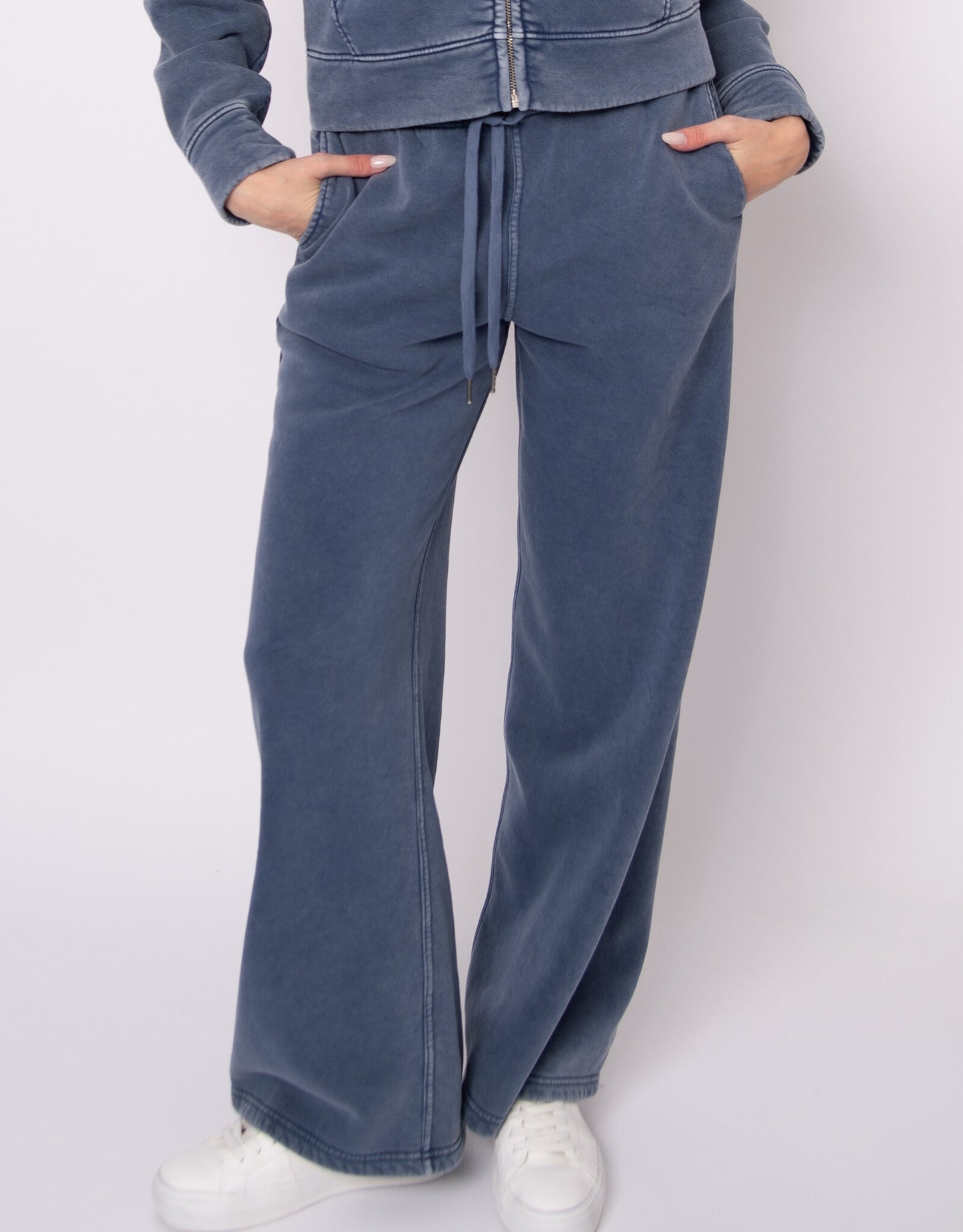 RD Franie Mineral Wash Fleece Wide Leg Pant