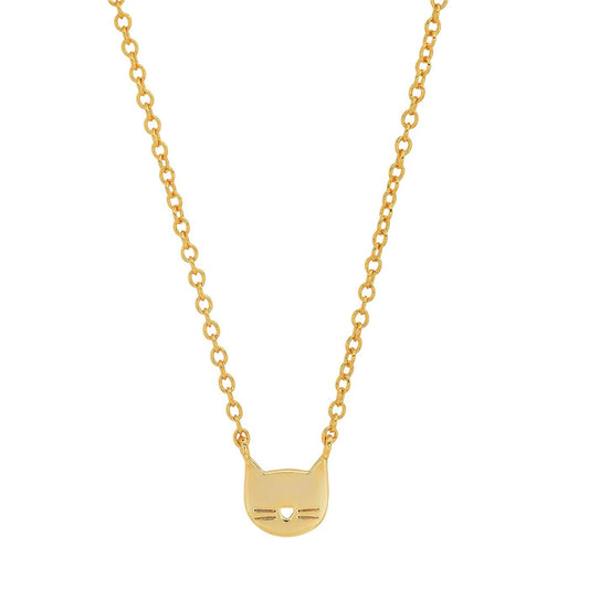 Tai necklace simple chain cat
