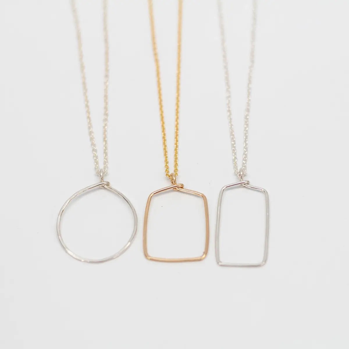 TW Shapes Necklace - Rectangle