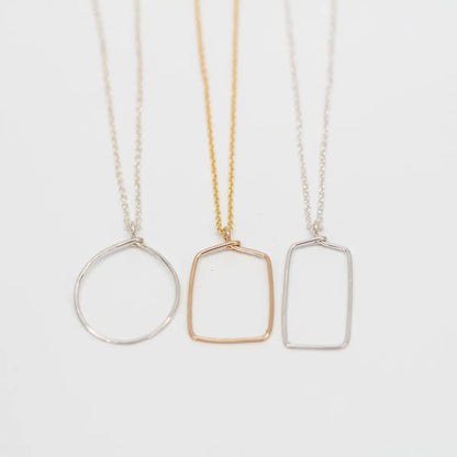 TW Shapes Necklace - Rectangle