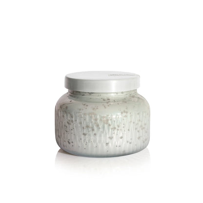 CB Signature Jar White Mercury Etched