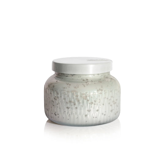 CB Signature Jar White Mercury Etched